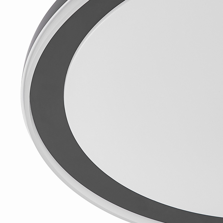 Lindby Verdan Led Deckenlampe Deckenlampe Lampe Leuchte Dimmbar Schwarz Weiß B-Ware
