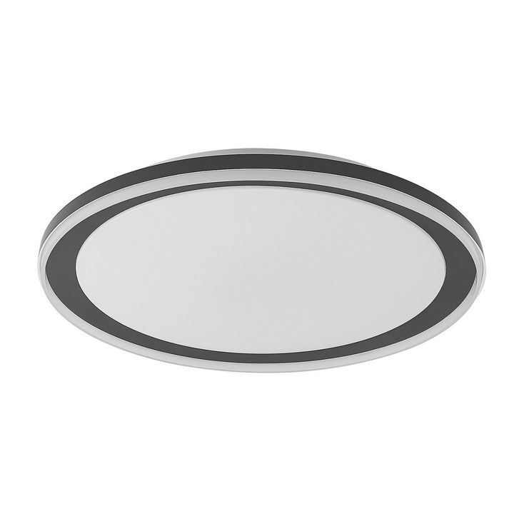Lindby Verdan Led Deckenlampe Deckenlampe Lampe Leuchte Dimmbar Schwarz Weiß B-Ware