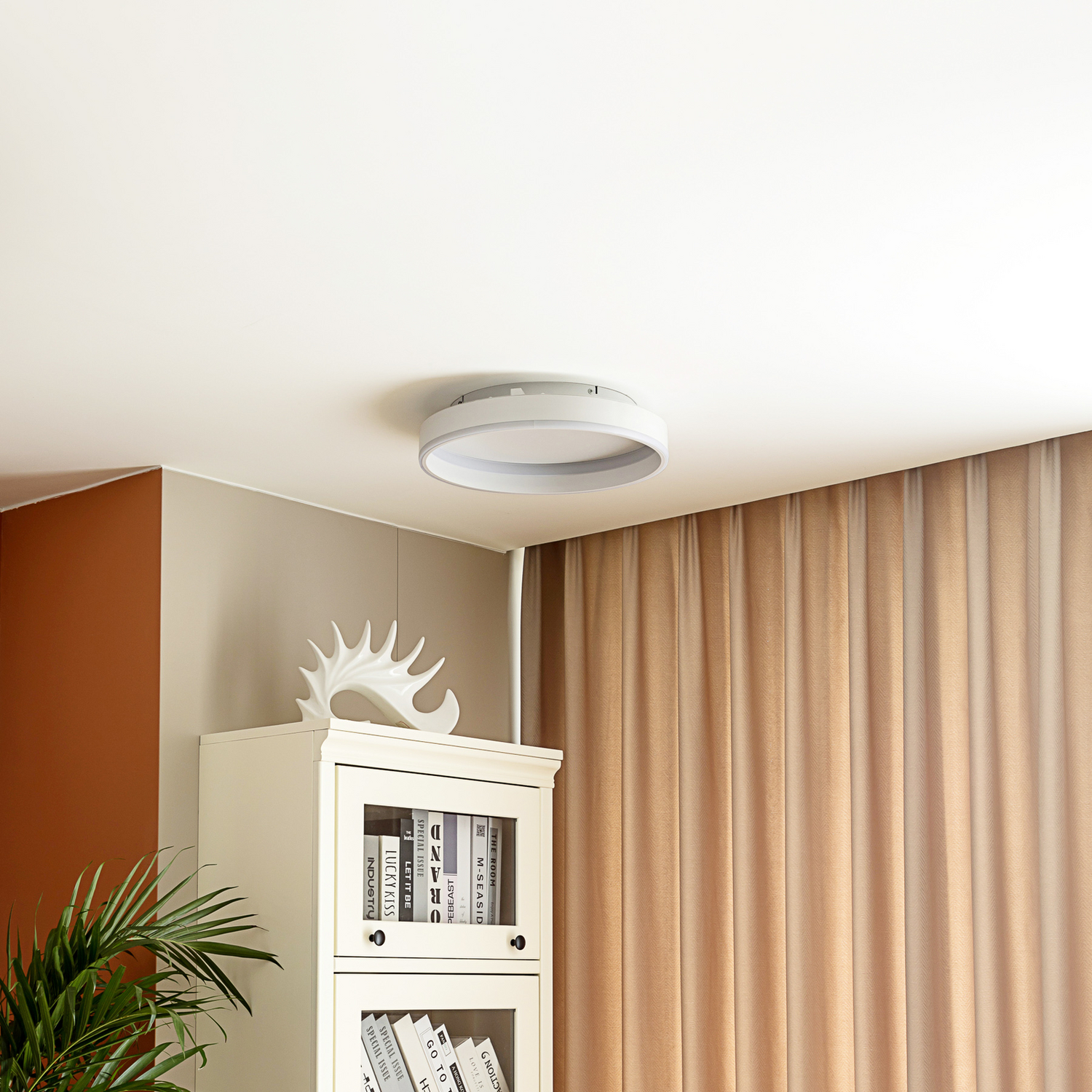 Lindby Led Deckenleuchte Yasmen Weiß Metall 3 Step Dim Deckenlampe Lampe Leuchte B-Ware - 4251911766950