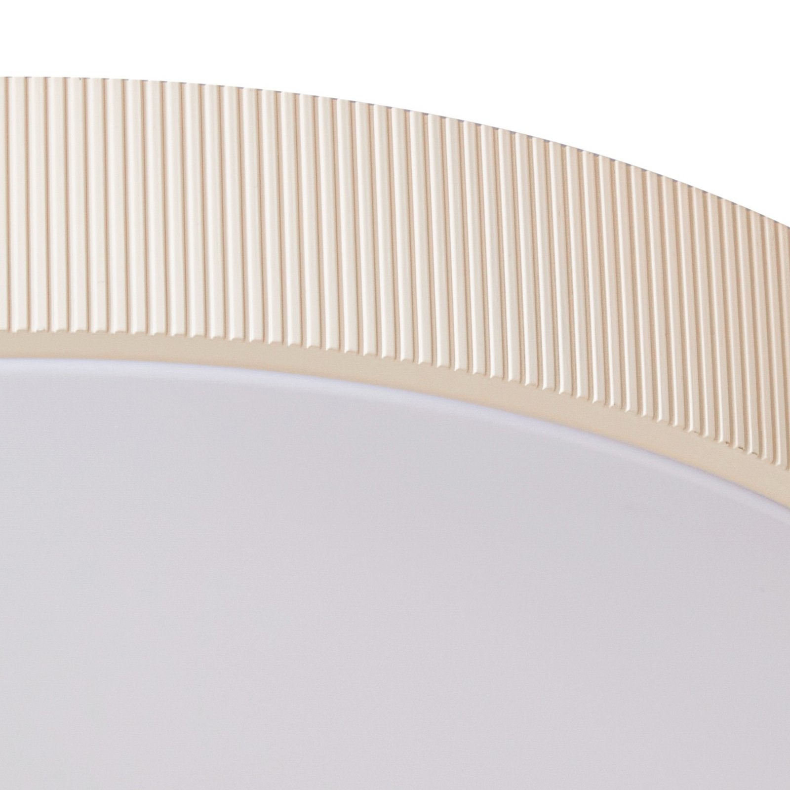 Lindby Deckenleuchte Deckenlampe LED Zylo beige dimmbar Kunststoff Metall 49 cm - 4255830902796