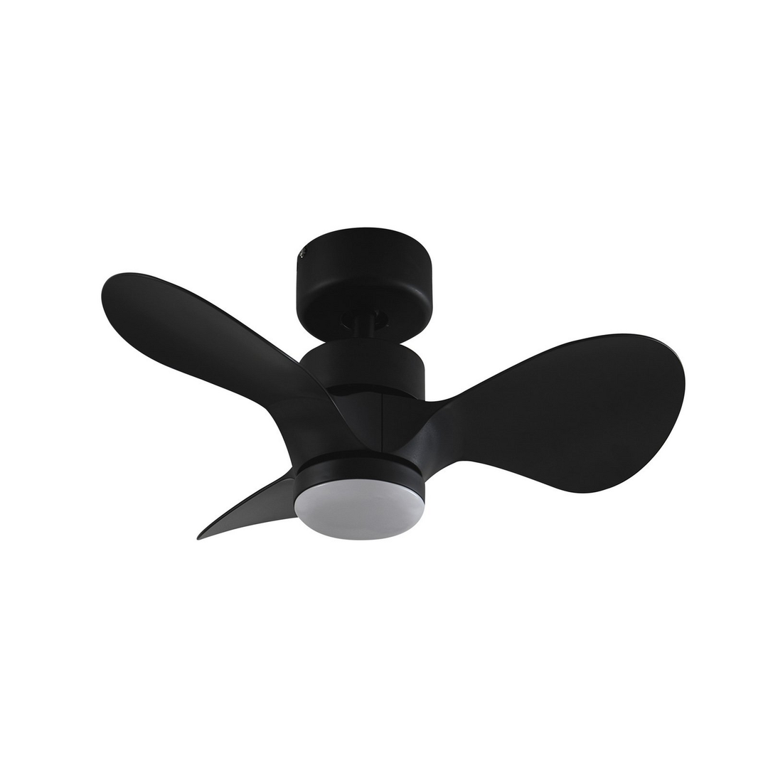 Lindby Led Deckenventilator Ventilator Enon Schwarz Dc Motor Fernbedienung Leise B-Ware
