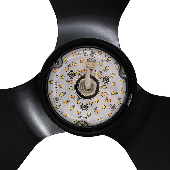 Lindby Led Deckenventilator Ventilator Enon Schwarz Dc Motor Fernbedienung Leise B-Ware
