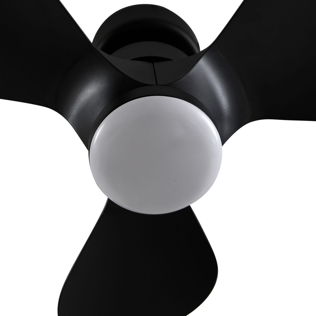 Lindby Led Deckenventilator Ventilator Enon Schwarz Dc Motor Fernbedienung Leise B-Ware