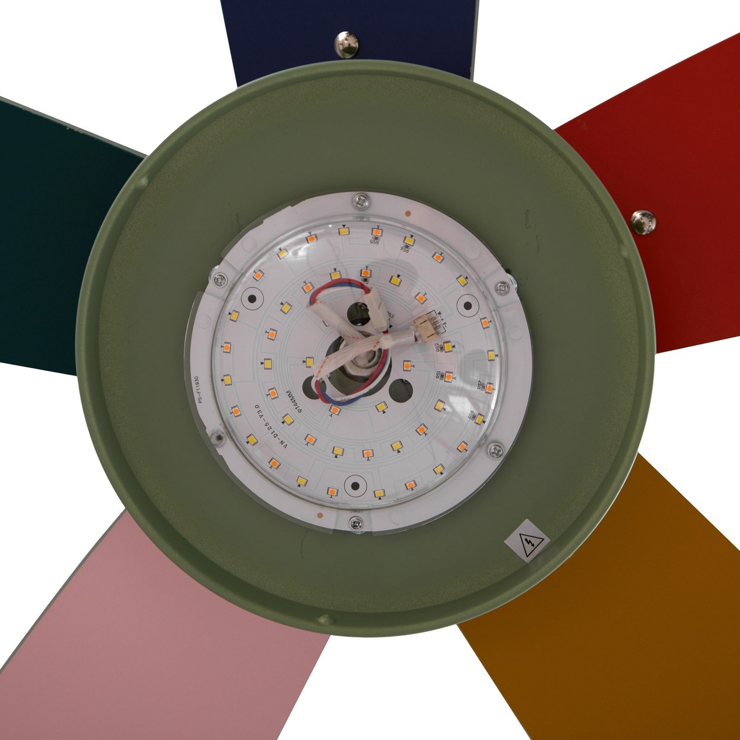 Lindby Led Deckenventilator Ventilator Deckenlüfter Holz Bunt Fernbedienung B-Ware - 4251911779998