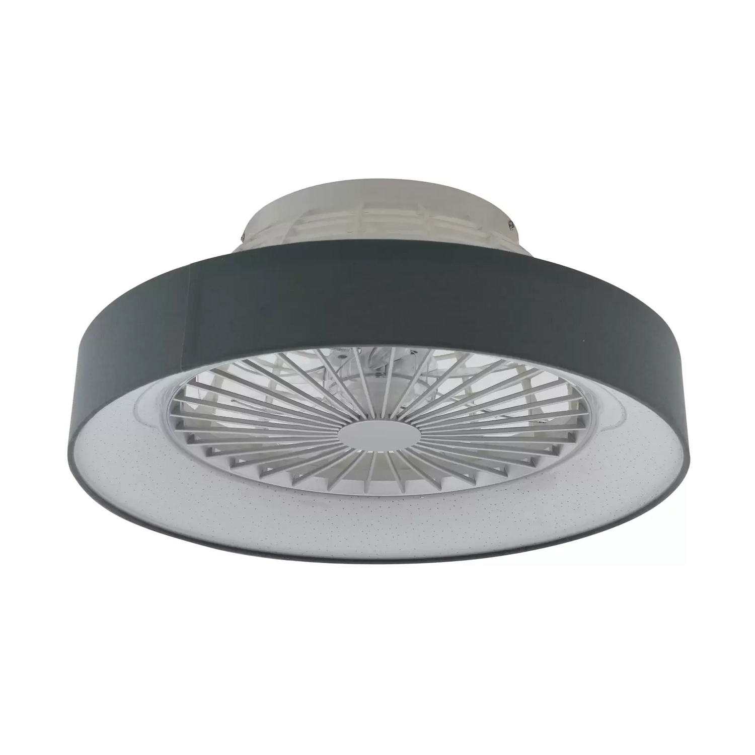B-Ware Lindby Deckenventilator Mit Licht Mace Grau Weiß Led 47 Cm Ventilator 2752 Lumen - 4251911780253