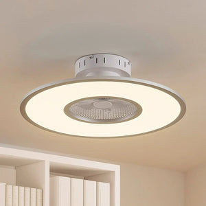 B-Ware Starluna Deckenventilator Ventilator Led Weiß Silber Dimmbar Siehe Text/Foto