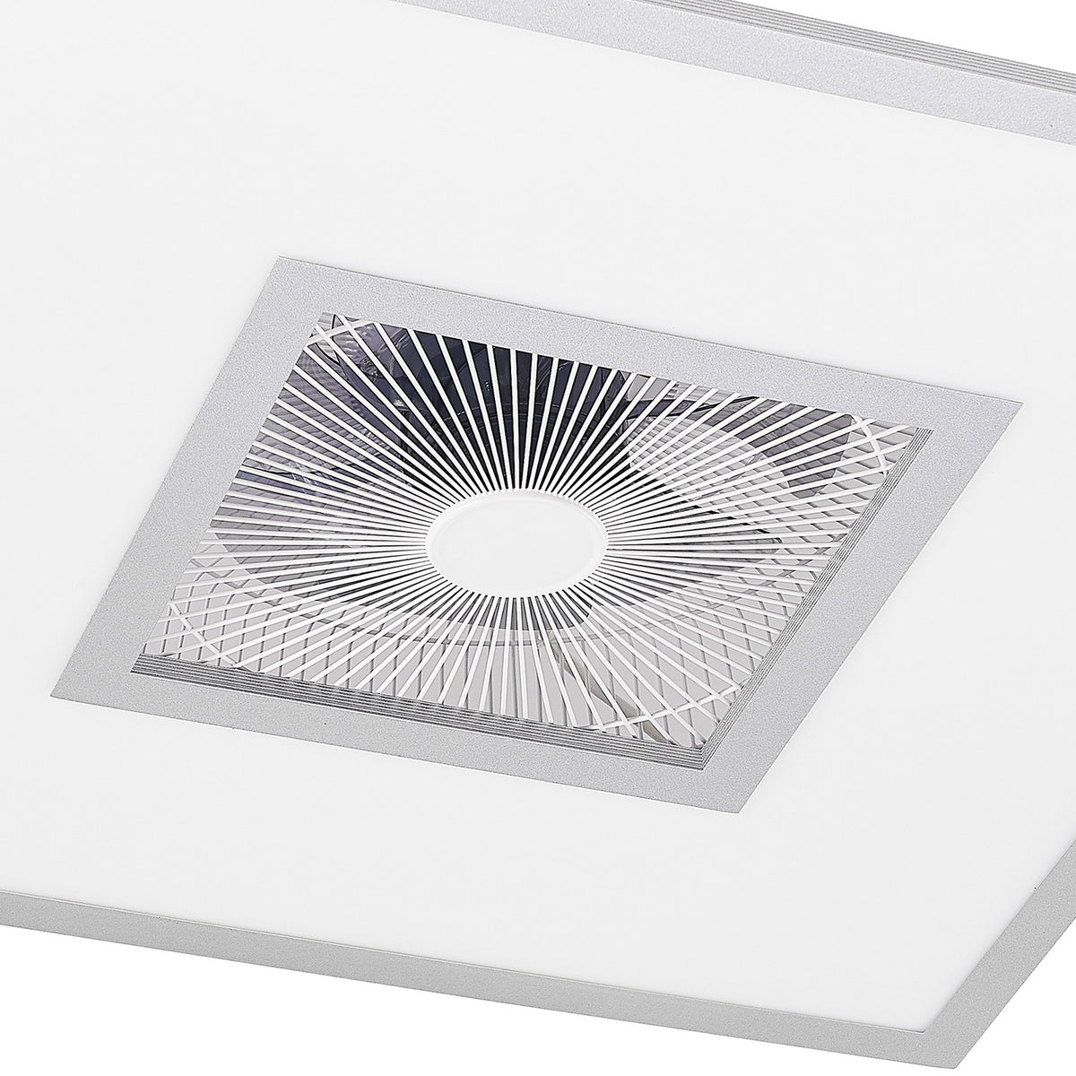 Lindby Deckenventilator Romea LED Ventilator leise 60cm silber weiß dimmbar - 4251911750287
