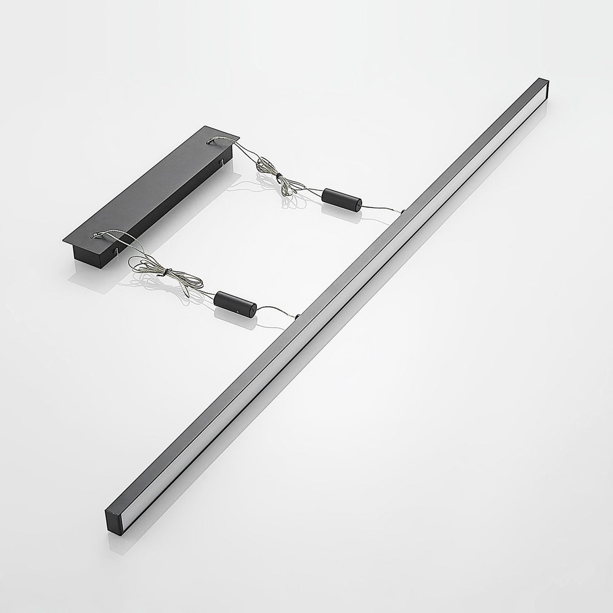 Lindby Pendelleuchte Hängeleuchte LED Lampe Arneja schwarz matt höhenverstell506 - 4251911729344