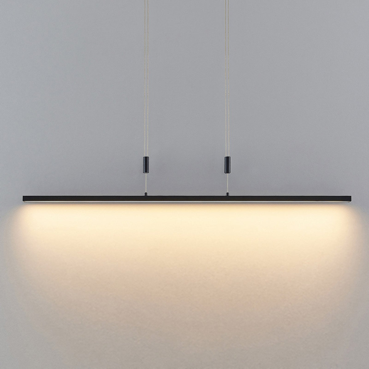 Lindby Pendelleuchte Hängeleuchte LED Lampe Arneja schwarz matt höhenverstell506 - 4251911729344