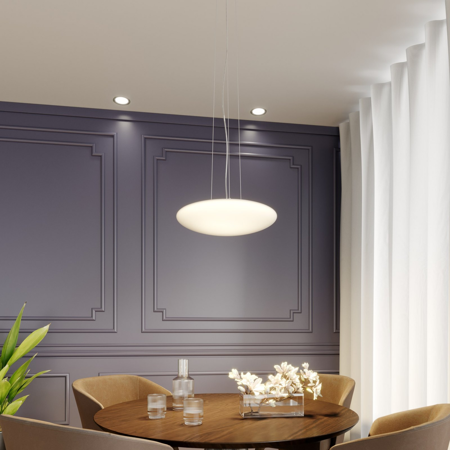 B-Ware Lindby Led Opalglas Hängeleuchte Gunda Pendelleuchte Deckenlampe Lampe Leuc585 - 4251096559309