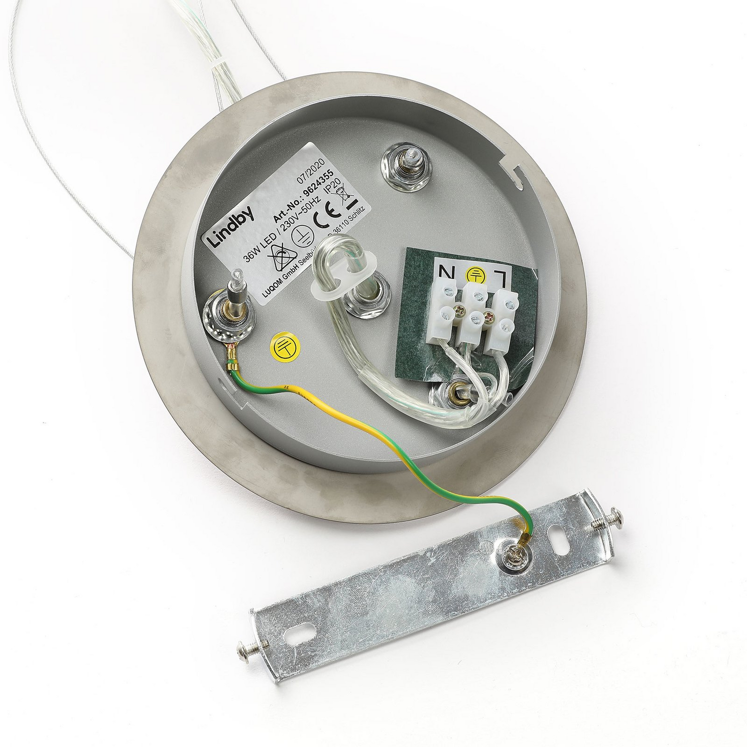 B-Ware Lindby Led Opalglas Hängeleuchte Gunda Pendelleuchte Deckenlampe Lampe Leuc585 - 4251096559309