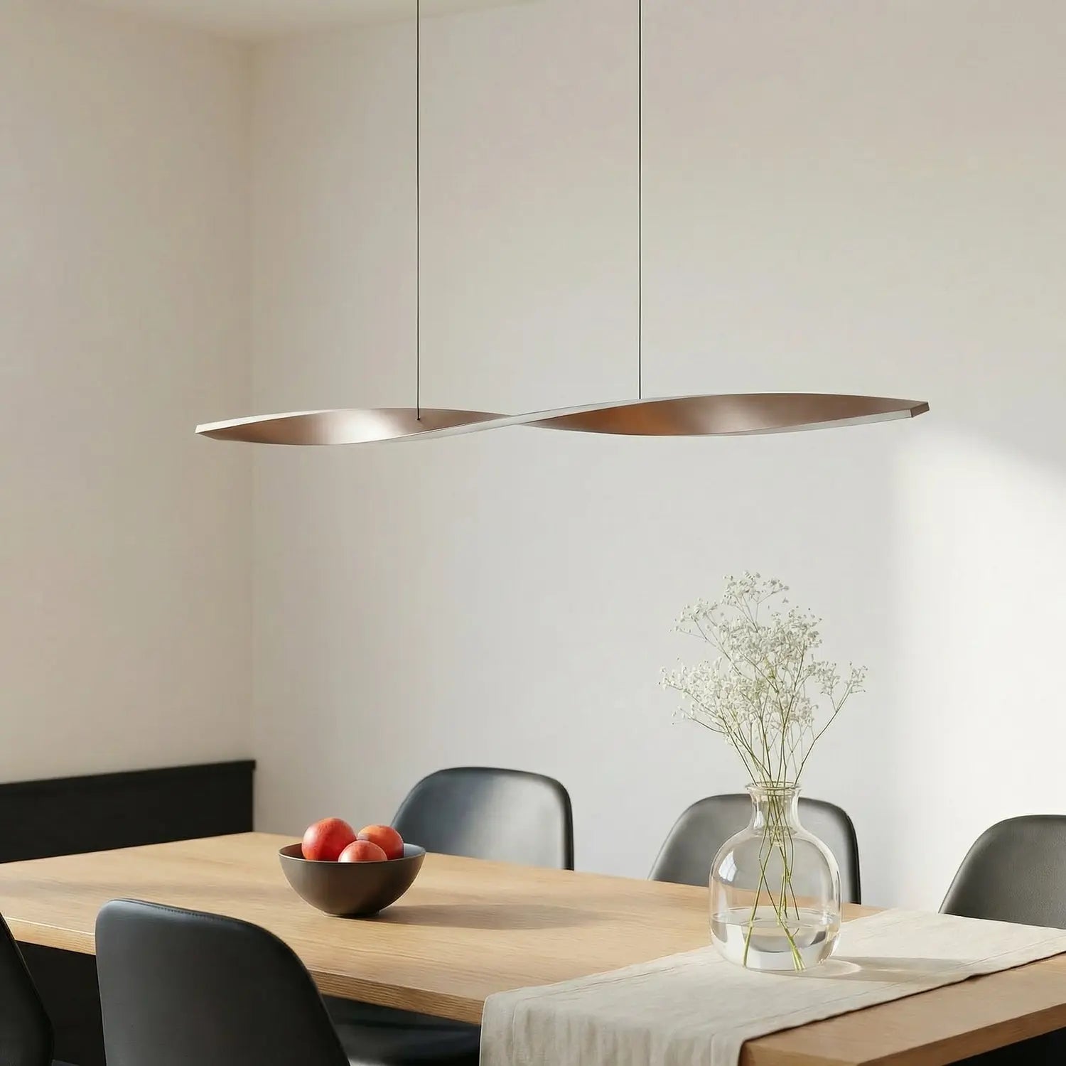 B-Ware Hängeleuchte Pendelleuchte Lindby Led Lampe Schwarz Braun Metall 100 Cm526 - 4255830903540