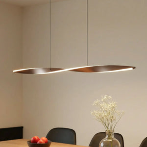 B-Ware Hängeleuchte Pendelleuchte Lindby Led Lampe Schwarz Braun Metall 100 Cm526