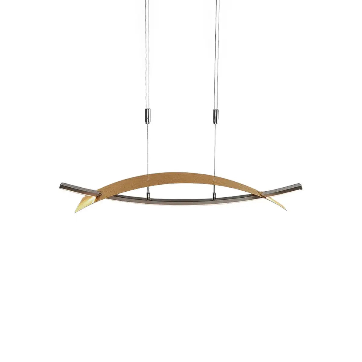Suspension LED Lindby Marija 22 W, métal doré, référence B-stock Sil978