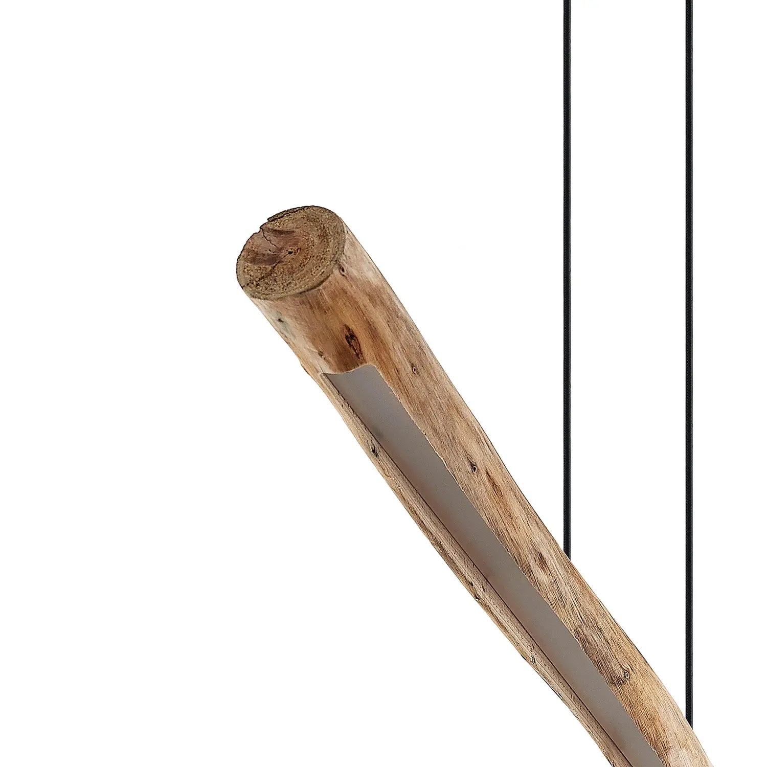 B-Ware Lindby Hängeleuchte Pendelleuchte Led Nekala Eukalyptusholz L120cm Siehe Text - 4251096597868