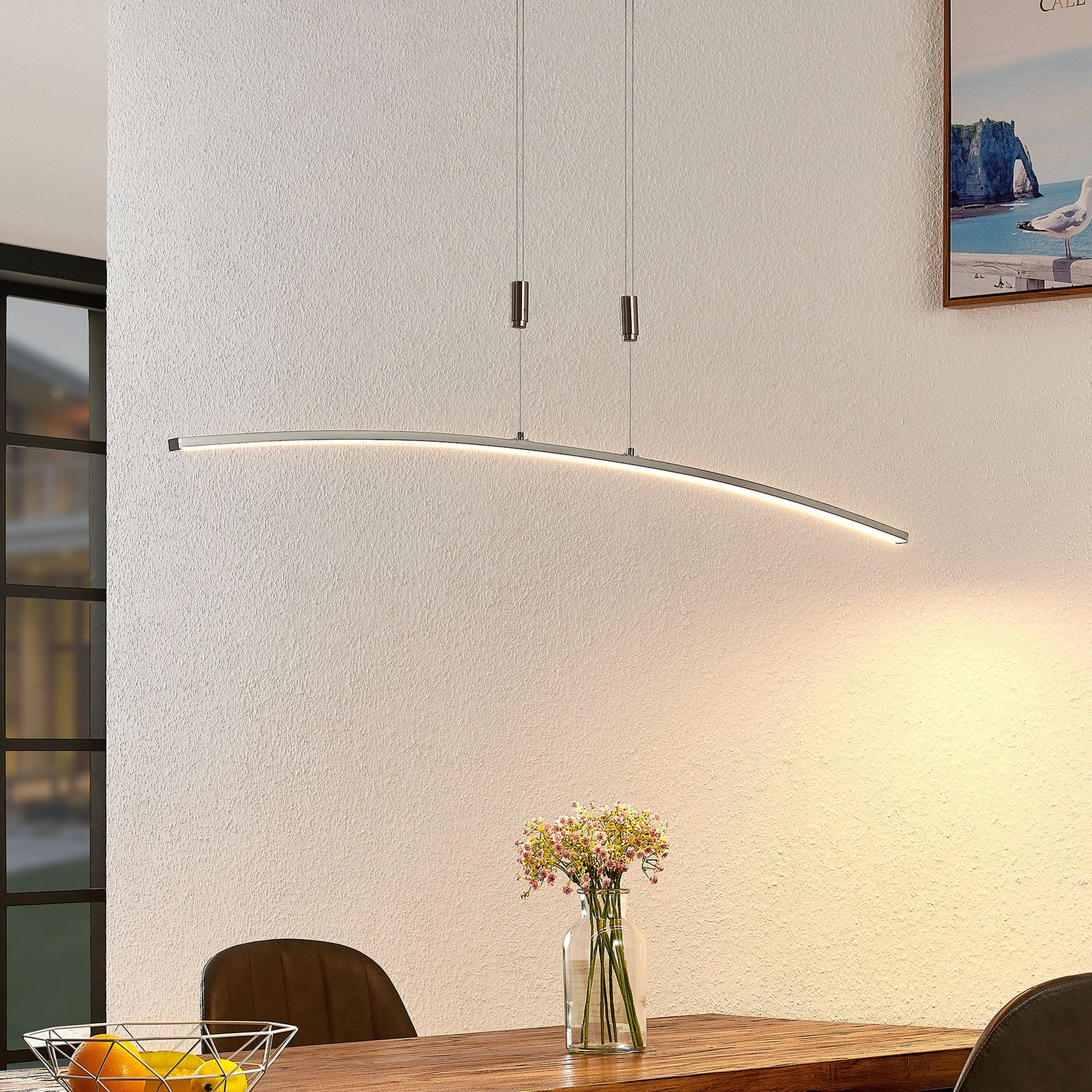 B-Ware Lindby Pendelleuchte Hängelampe Phillie Led Dimmbar Nickel Siehe Text - 4251096587524