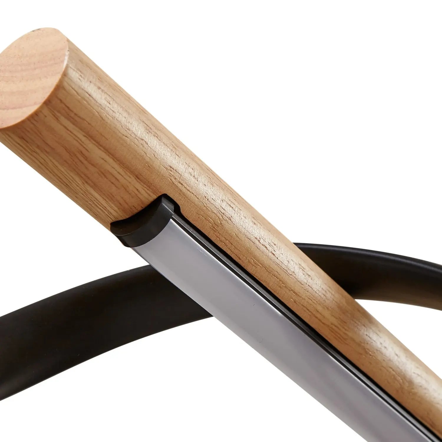 B-Ware Lindby Led Hängeleuchte Pendelleuchte Spiraali Schwarz Holz Länge 95 Cm