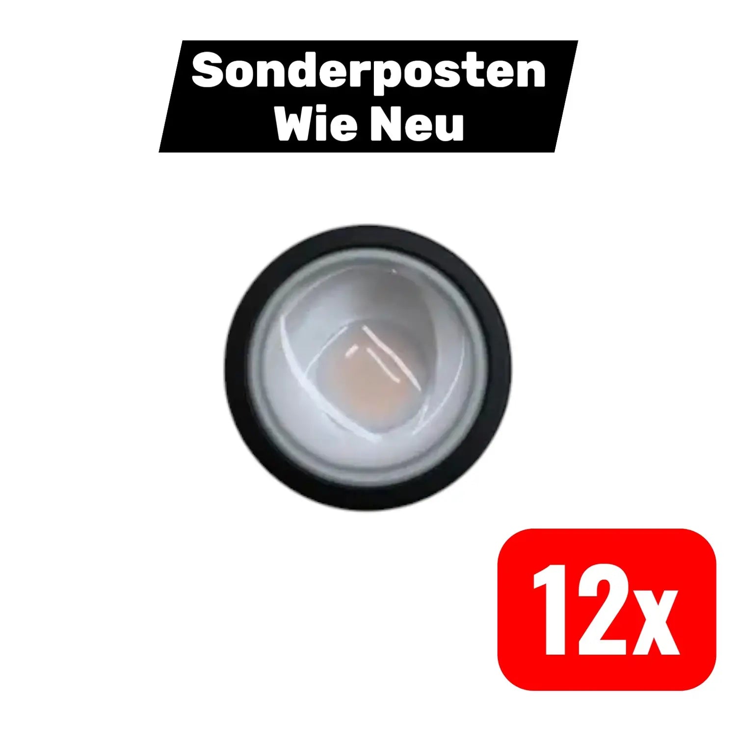 B-Ware Lindby Led Lampe Leuchte Gx53 4,8 W Schwarz 3000 K Lampenfassung 12 Stück - 4251911769685