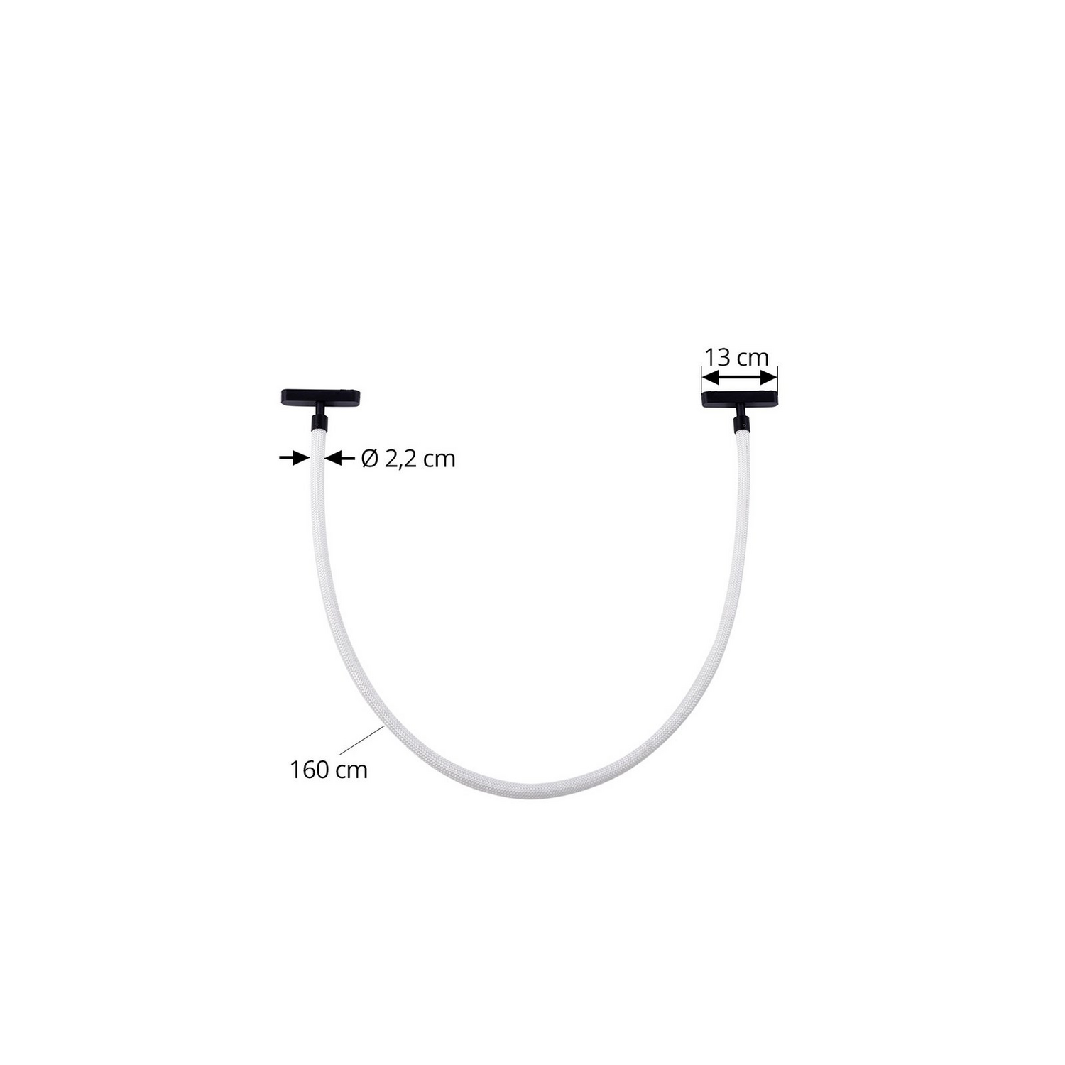 Lindby Led Lichtschlauch Lichtband Lumaro Länge 150cm Textil 48 V Lampe Leuchte B-Ware - 4251911799743