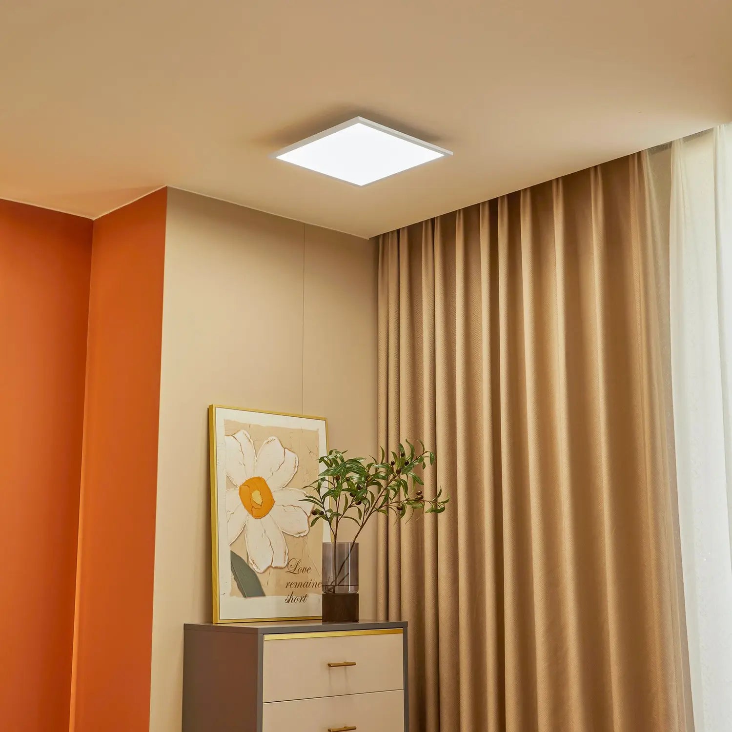 B-Ware Lindby Led Panel Deckenleuchte Deckenlampe Weiß Dimmbar Fernbedienung Cct - 4251911765878