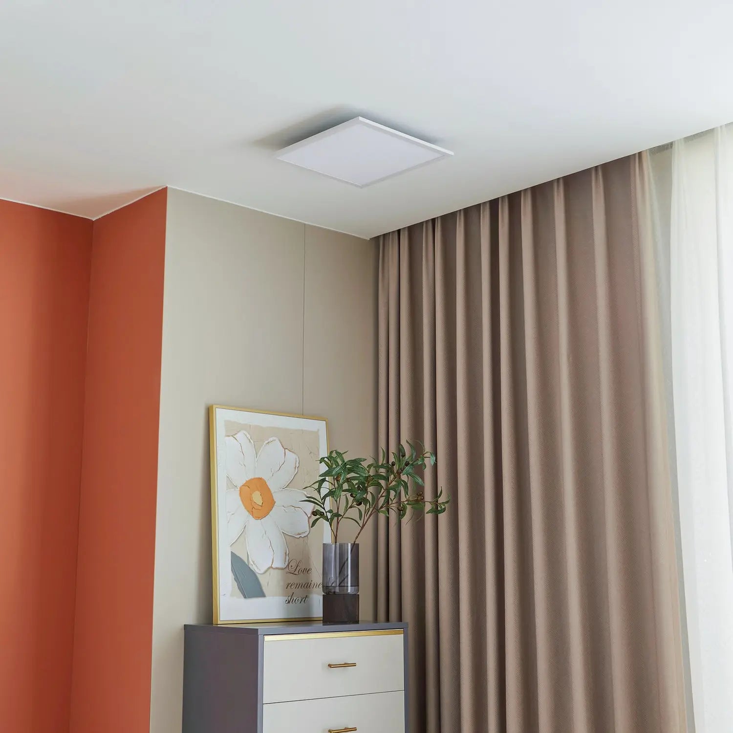 B-Ware Lindby Led Panel Deckenleuchte Deckenlampe Weiß Dimmbar Fernbedienung Cct - 4251911765878