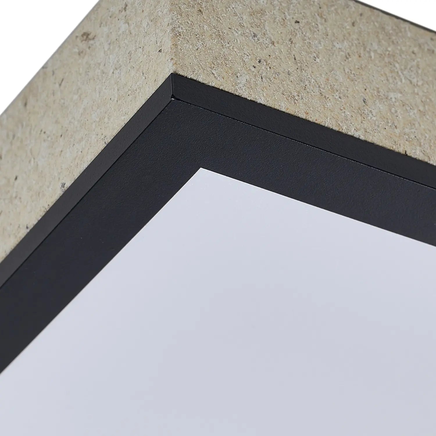 B-Ware Lindby Led Panel Deckenleuchte Leuchte Laviona Cct Dimmbar Schwarz Grau 80 Cm - 4251911797022