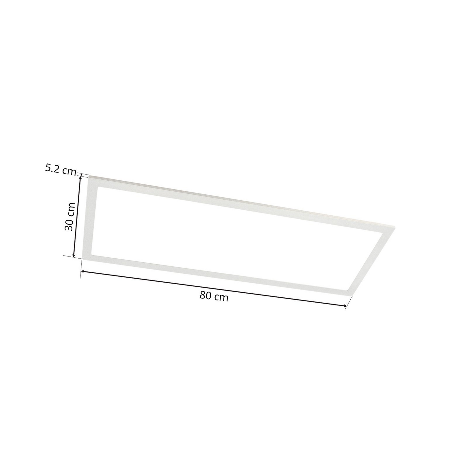 B-Ware Lindby Livel Led Panel Deckenlampe Hängelampe Lampe Cct 80x30 Cm Weiß Silber418 - 4251096528411