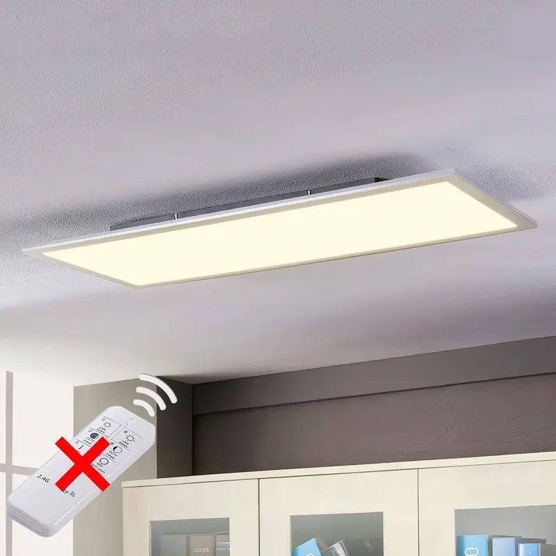 B-Ware Led Panel Deckenleuchte Lichtspender Lindby Livel Cct Silber Alu Siehe Text/Foto