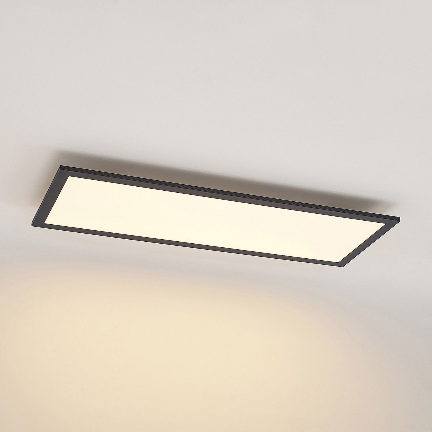 B-Ware Lindby Deckenleuchte Panel Led Nelios Schwarz Alu Cct 80 X 30 Cm Siehe Text - 4251911738735