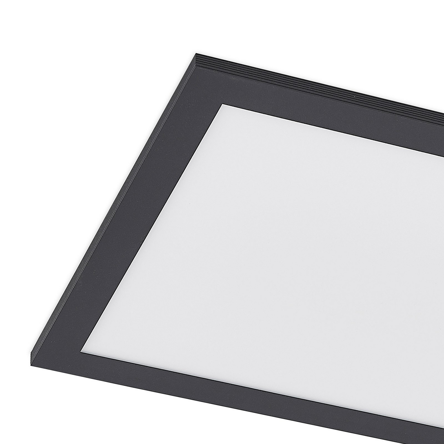 B-Ware Lindby Deckenleuchte Panel Led Nelios Schwarz Alu Cct 80 X 30 Cm Siehe Text - 4251911738735