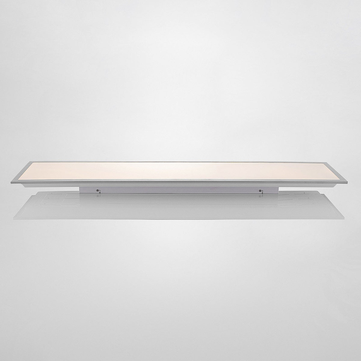 Lindby LED Panel Flächenleuchte Stenley 4000K 120cm x 30cm silber weiß - 12753289714437