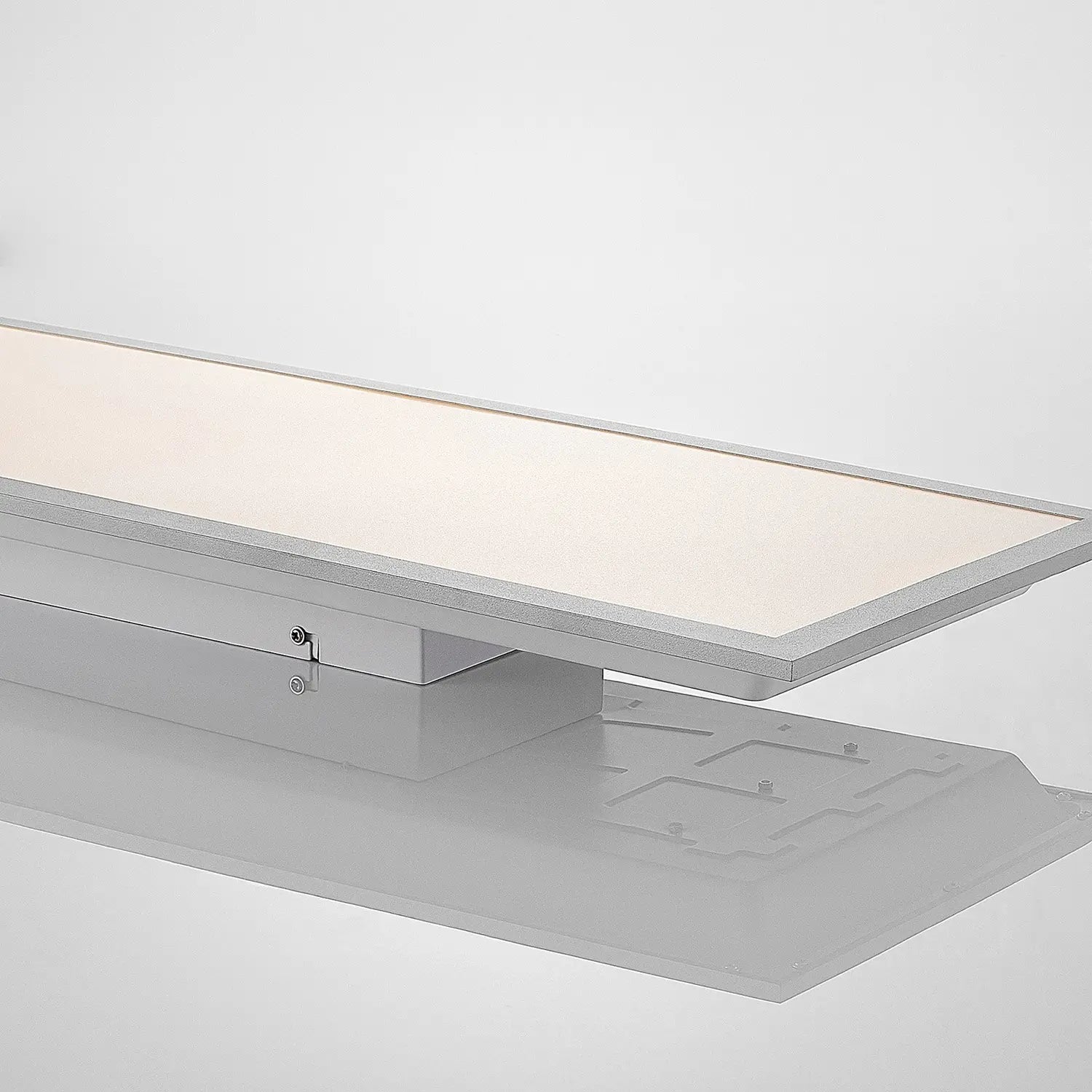 B-Ware Lindby Led Panel Flächenleuchte Stenley 4000 K 120cm X 30cm Silber Weiß - 12753289714437