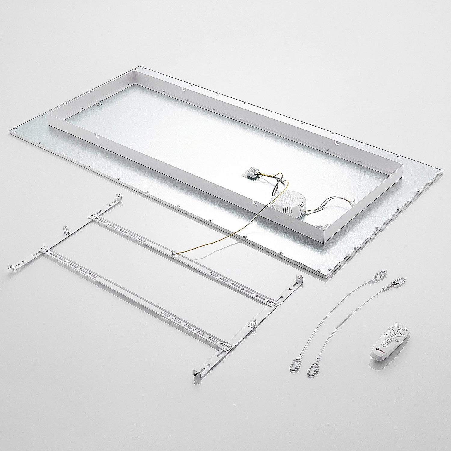 C-Ware Lindby Led Panel Deckenleuchte Zento Fernbedienung Dimmbar Cct Siehe Text/Foto - 4251096565577