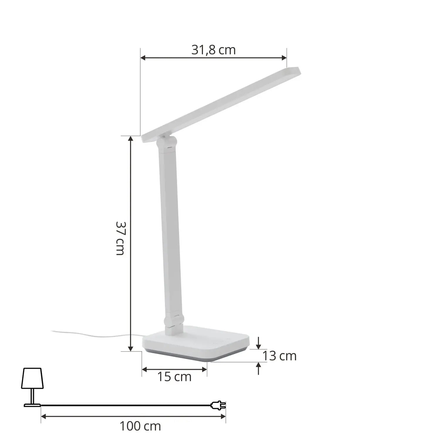 B-Ware Lindby Schreibtischleuchte Tischlampe Led Rylas Weiß Usb Dimmfunktion Cct - 4251911773200