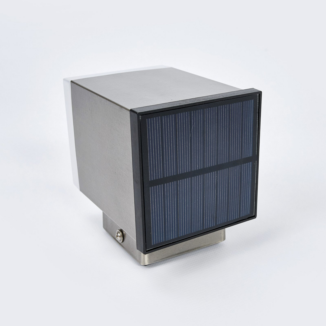Lindby Led Solar Außenwandleuchte Lampe Solarleuchte Tyson Edelstahl 2 Stück B-Ware - 4251096538304
