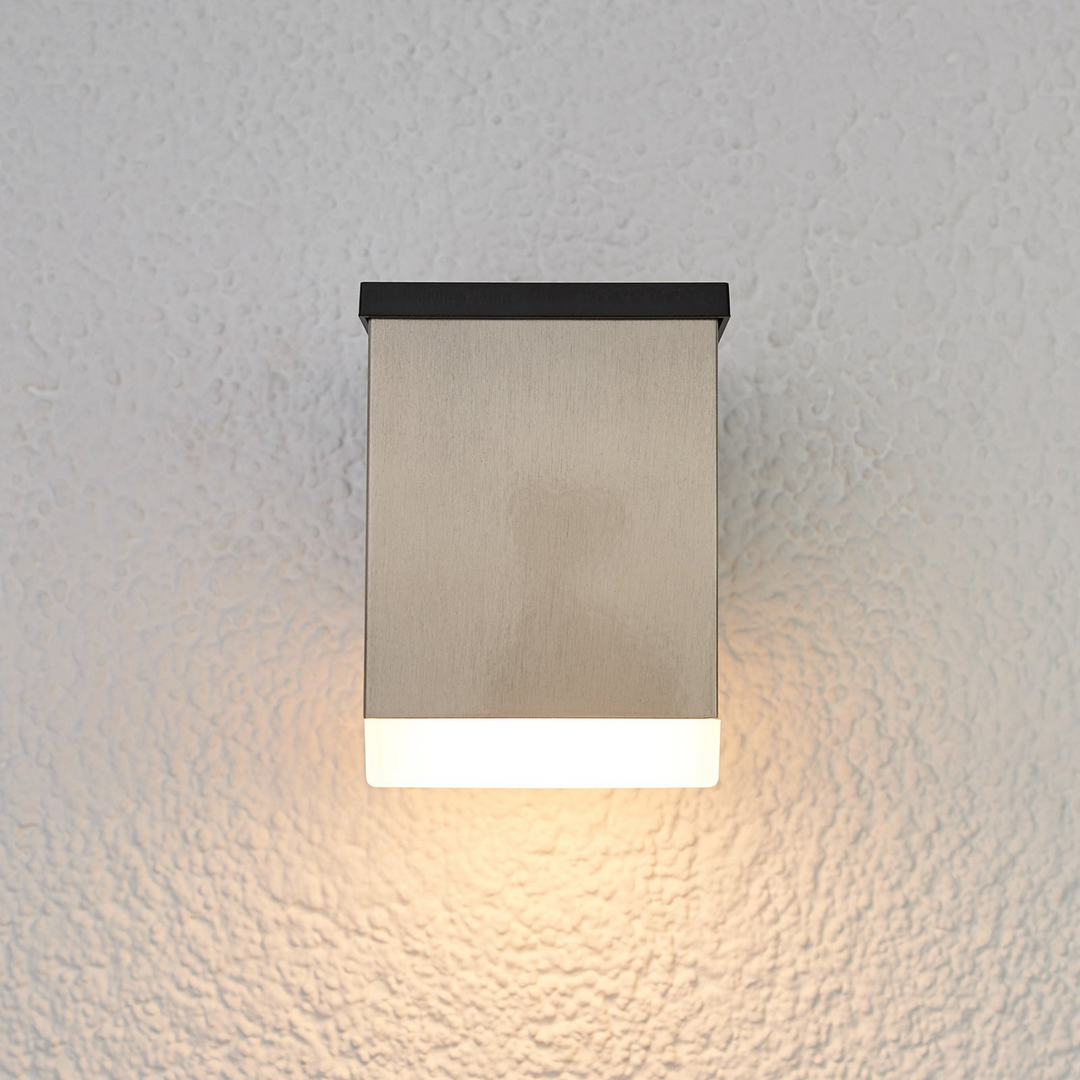 Lindby Led Solar Außenwandleuchte Lampe Solarleuchte Tyson Edelstahl 2 Stück B-Ware - 4251096538304