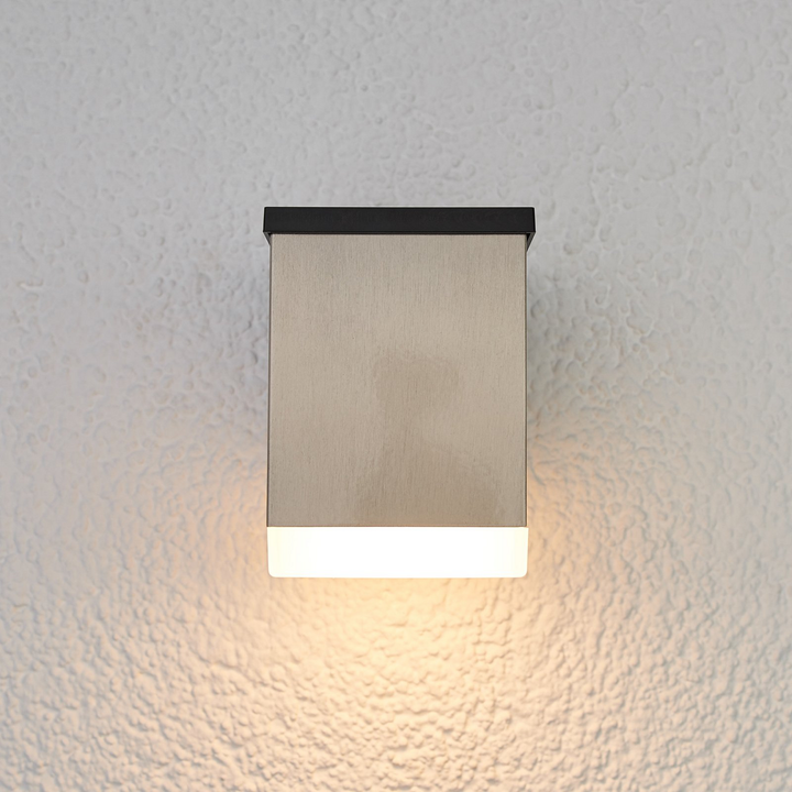 Lindby Led Solar Außenwandleuchte Lampe Solarleuchte Tyson Edelstahl 2 Stück B-Ware - 4251096538304