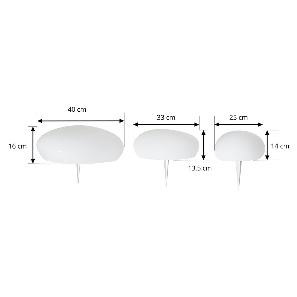 Lindby LED-Solar-Dekoleuchte Liedra RGBW dimmbar 3er Set Gartenlampe weiß - 4255830909566