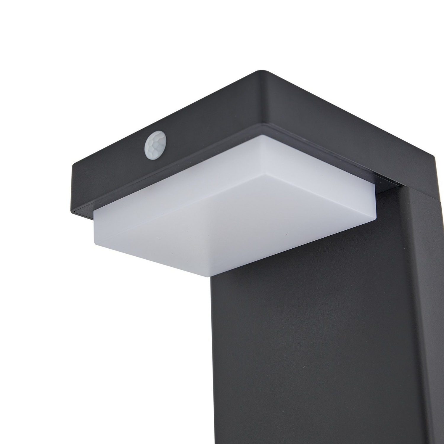 B-Ware Lindby Sockelleuchte Wegeleuchte Led Solar Eleazar Schwarz Aluminium Sensor
