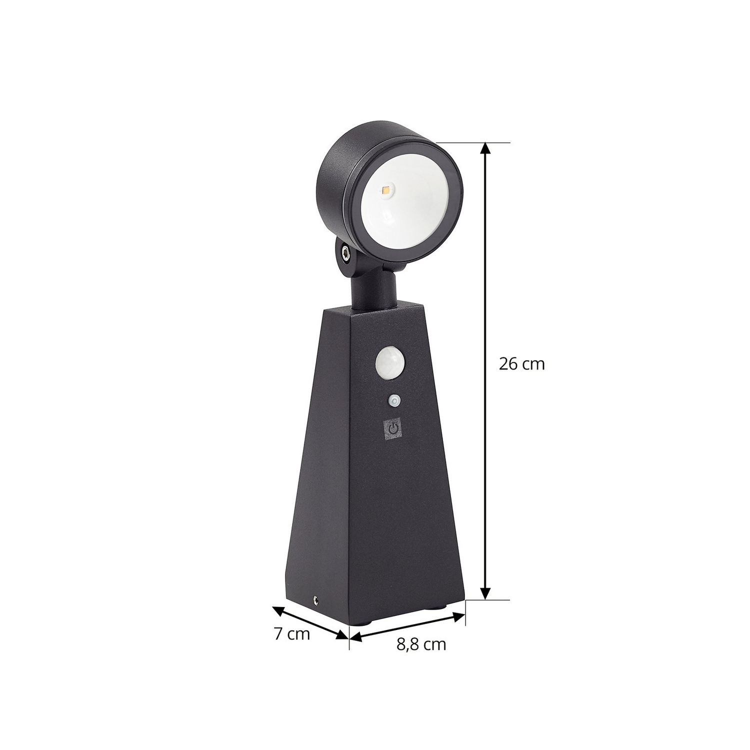 Lindby Raide Led Solar Strahler Mit Sensor Solarleuchte Solarlampe Gartenlampe B-Ware