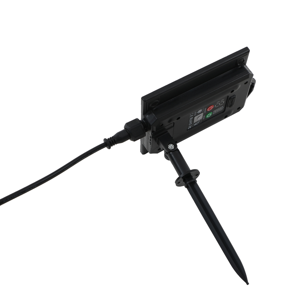 Lindby Led Solarleuchte Gartenlampe Balian Schwarz Aluminium 3er Set 3000 K B-Ware - 4251911775341