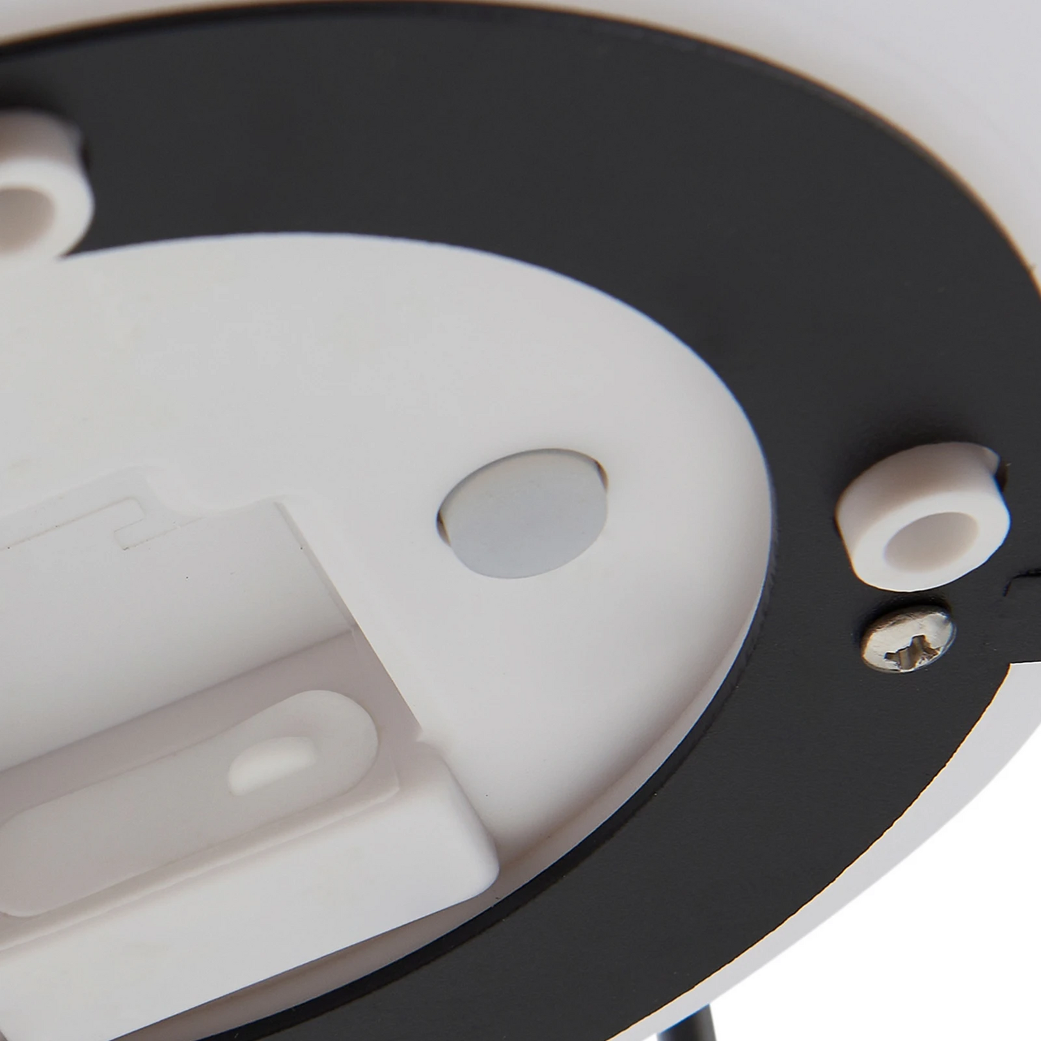 Lampe solaire LED Lindby de qualité B, plafonnier Kelda en aluminium noir de 38 cm à intensité variable