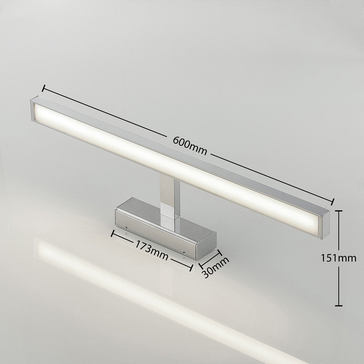 Lindby Jukka LED-Spiegelleuchte Badezimmerleuchte Wandleuchte Deko-Bilderleuc351 - 4251096580624