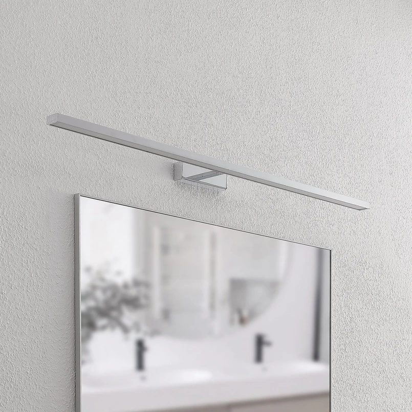 B-Ware Lindby Spiegelleuchte Badlampe Led Leuchte Jukka Chrom 120 Cm Ip44 Metall103 - 9626079