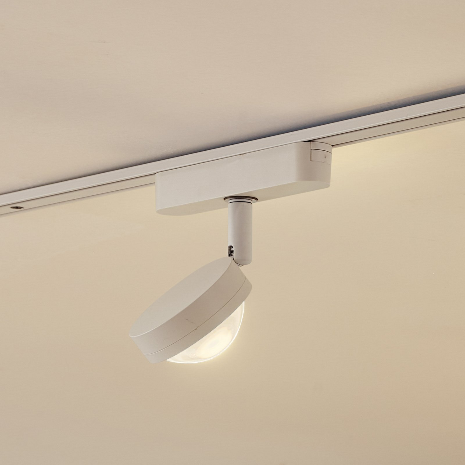 Lindby Led Spot Strahler Lumaro Schienensystem Weiß Dimmbar Aluminium 48 V 7,3cm B-Ware - 4251911789027