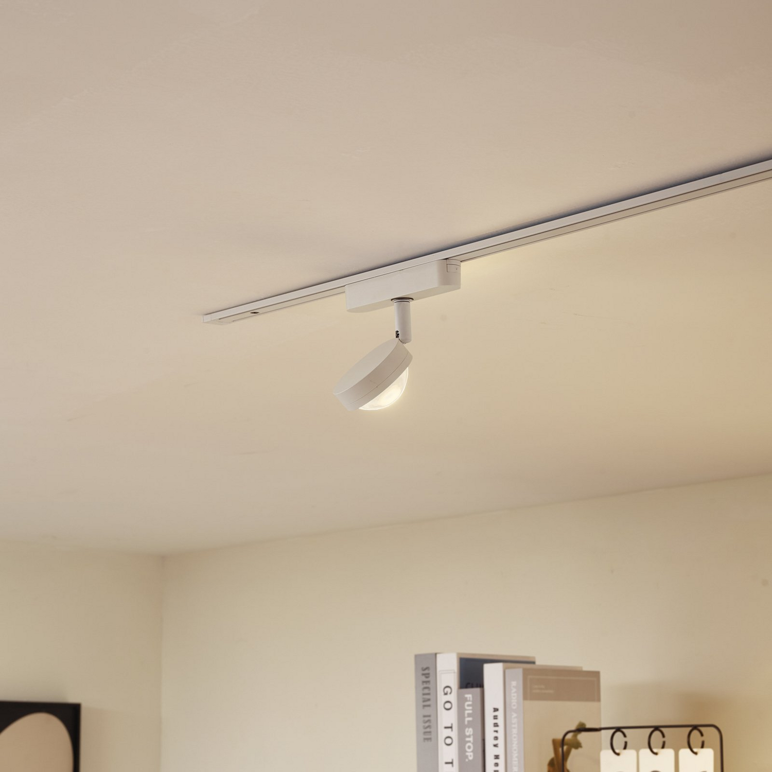 Lindby Led Spot Strahler Lumaro Schienensystem Weiß Dimmbar Aluminium 48 V 7,3cm B-Ware - 4251911789027