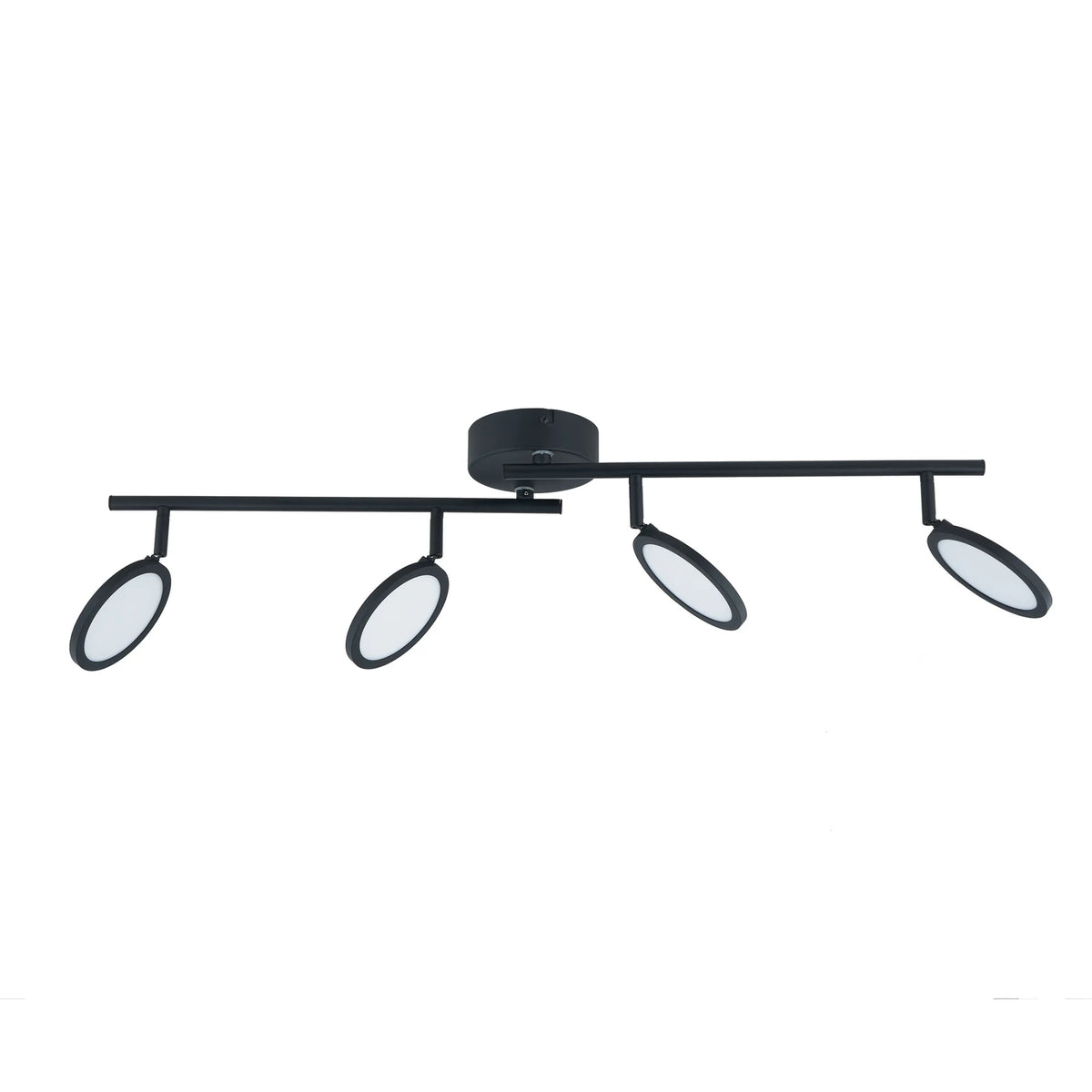 Lindby LED-Spot Manel dimmbar Eisen schwarz 82cm Leuchte Strahler Lampe 4-flg - 4251911766387