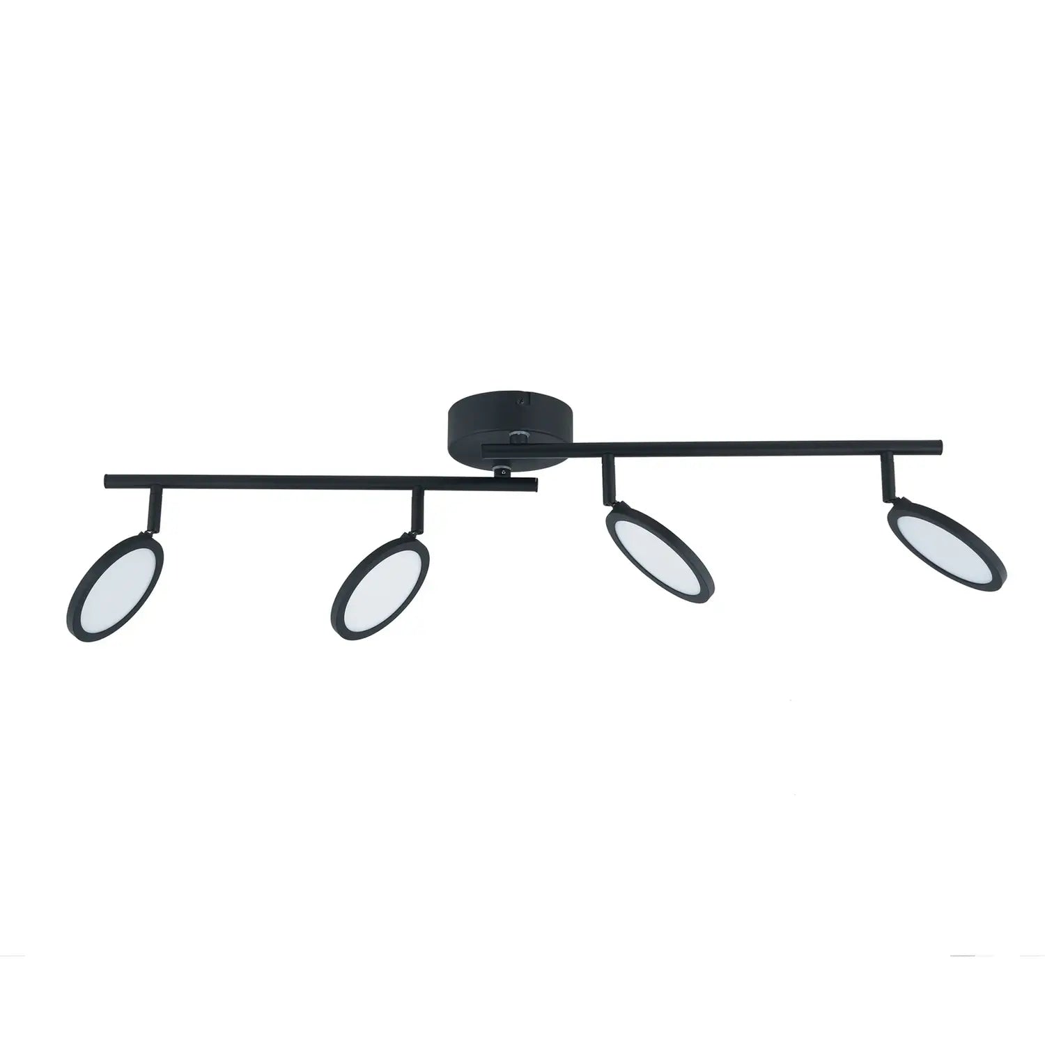 B-Ware Lindby Deckenleuchte Deckenlampe Led Spot Manel Schwarz Eisen 4 Flammig Dimmbar - 4251911766387