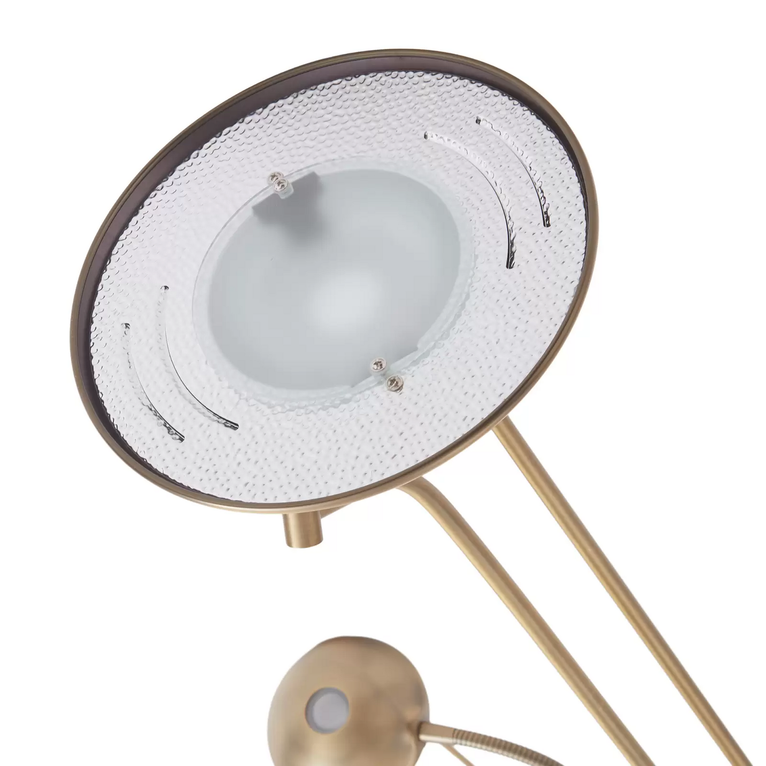 B-Ware Lindby Standleuchte Stehlampe Led Leselicht Bronze Dimmbar Wohnzimmer Beleuchtun