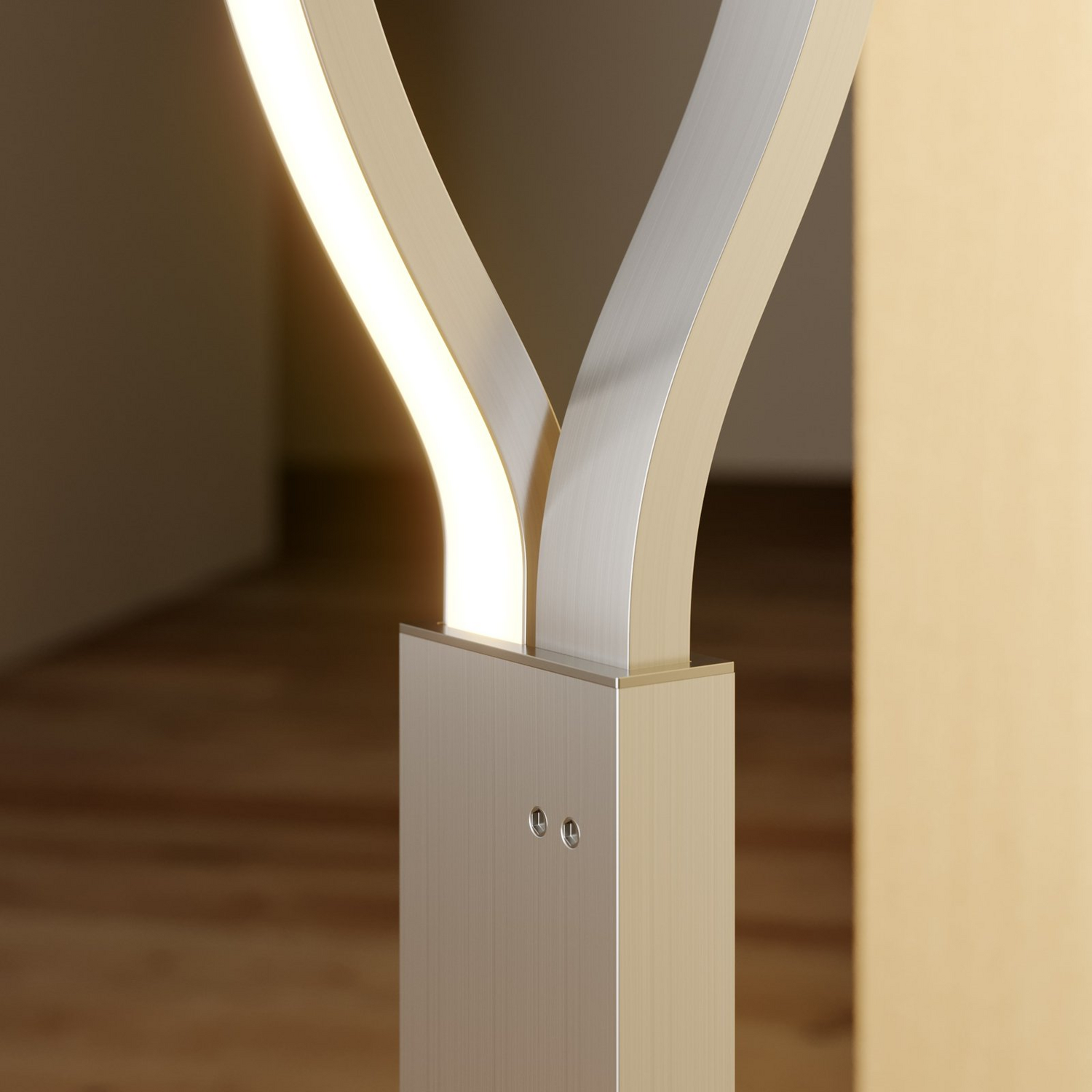 B-Ware Lindby Stehlampe Standlampe Led Auron Nickel Metall Dimmer Lampe Siehe Text - 4251096530940